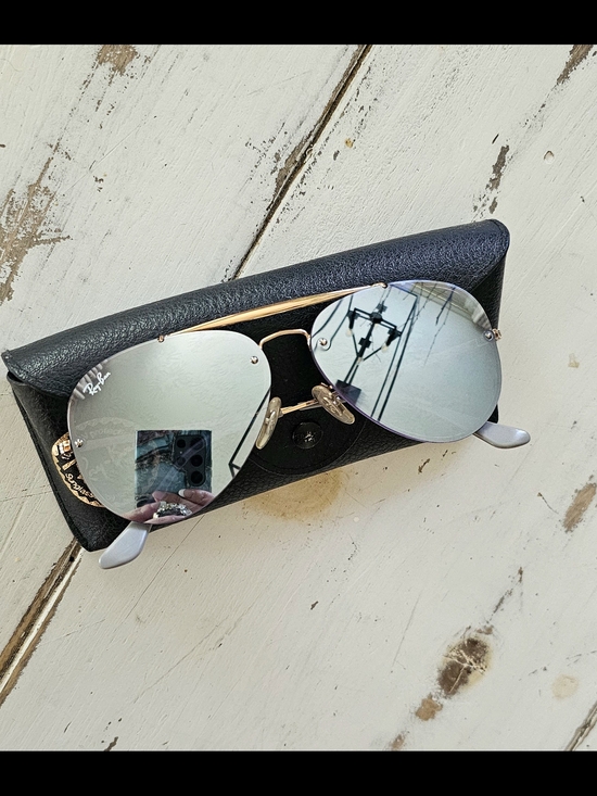 Ray-Ban Accessories - Rayban Frameless Blaze Aviator Mirrrored Lens Sunglasses